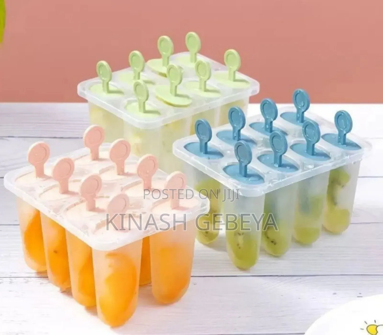 8pcs Ice Pop Making Moulds