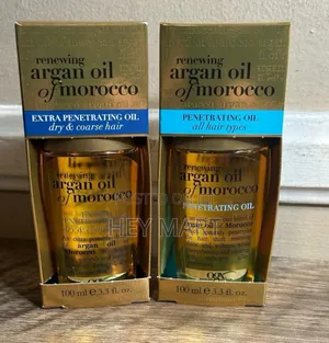 Ogx Renewing + Argan Oil of Morocco Penetrating Oil Hair Treatment.