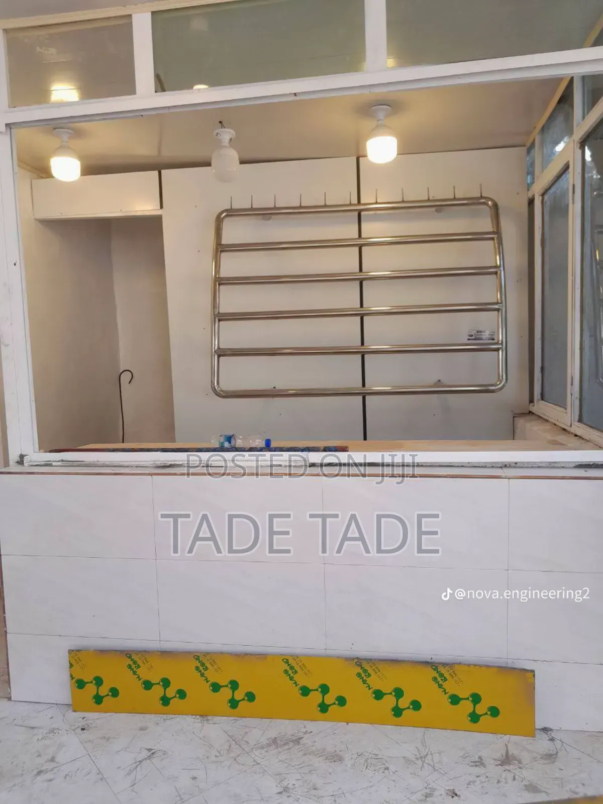 Genet Stianless Steel Meat Hager (የስጋ መስቀያ) Work