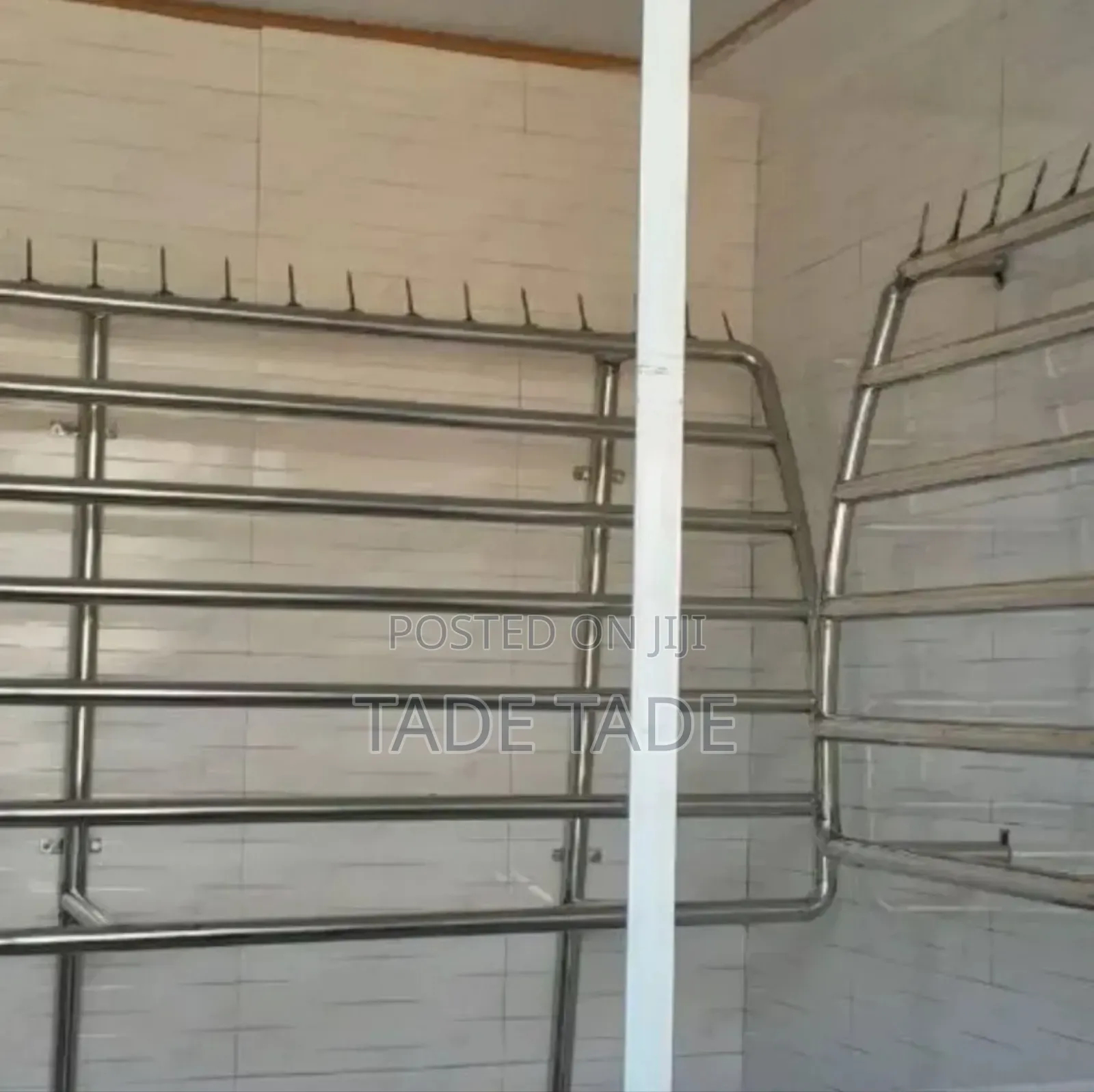 Genet Stianless Steel Meat Hager (የስጋ መስቀያ) Work