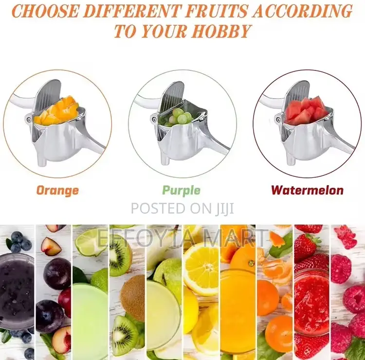 Manual Fruit Press የፍራፍሬ መጭመቂያ