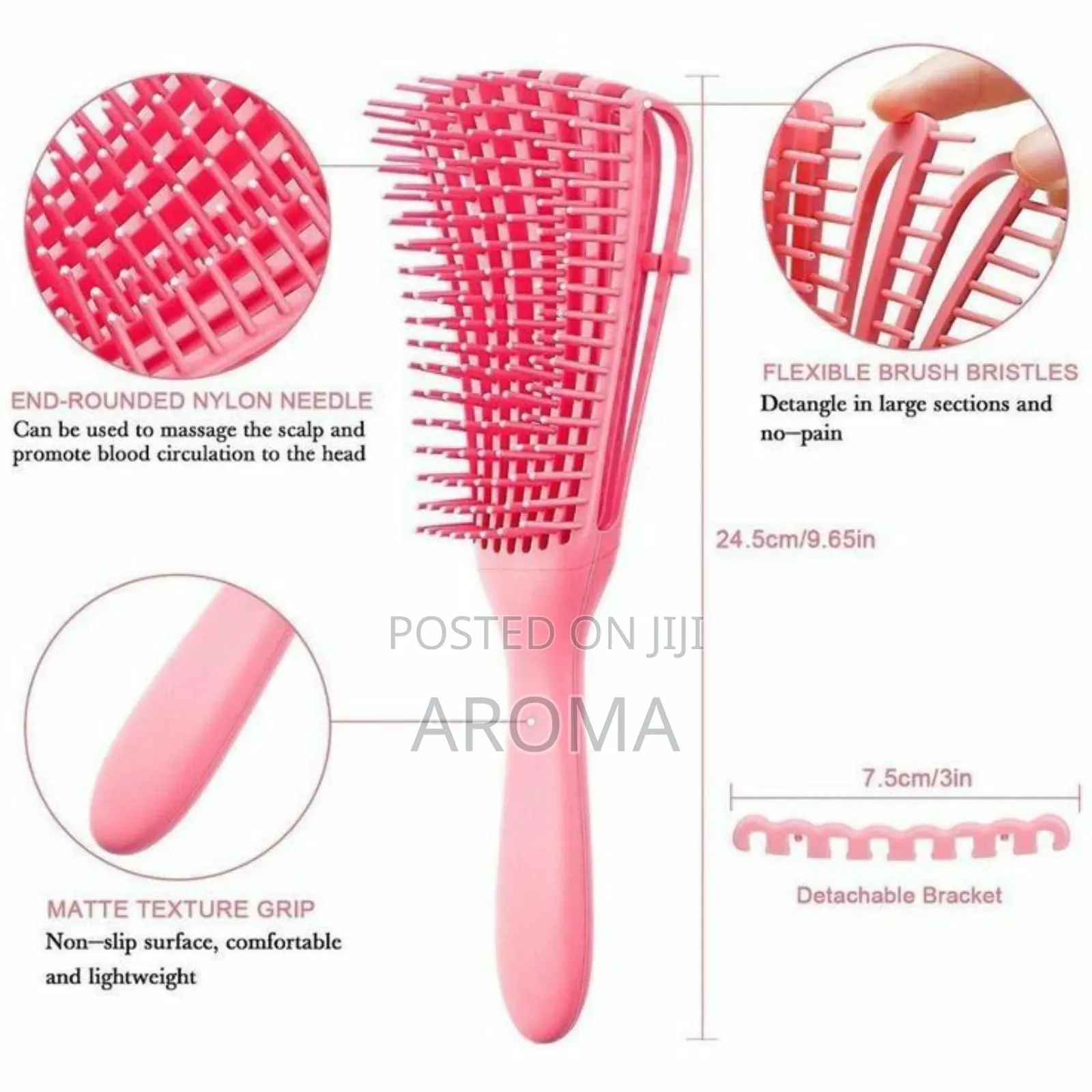 Wide Detanglung and Styling Brush