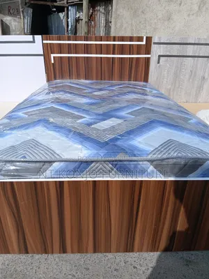 1.20 Meter Laminet Bed (ላሚኔት አልጋ) ከ ፍራሽ ጋር