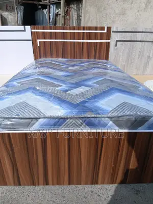 1.20 Meter Laminet Bed (ላሚኔት አልጋ) ከ ፍራሽ ጋር