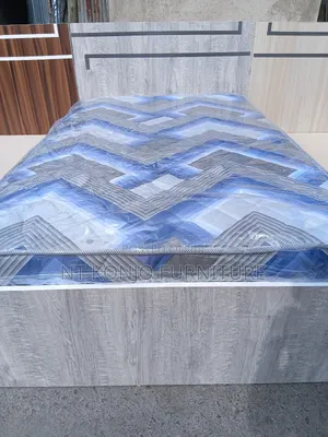 1.20 Meter Laminet Bed (ላሚኔት አልጋ) ከ ፍራሽ ጋር