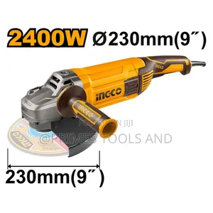 Ingco Angle Grinder 2400w, Heavy Duty Angle Grinder