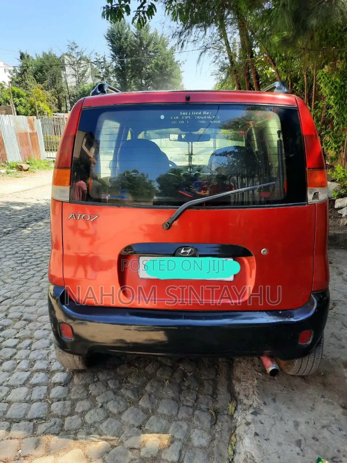 Hyundai Atos 1998 Red