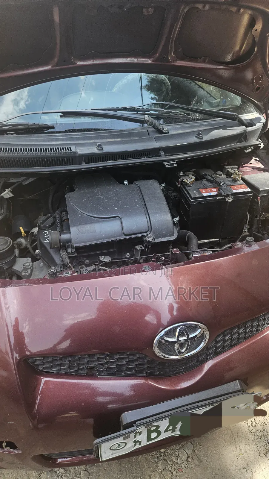 Toyota Yaris 2010 Burgundy