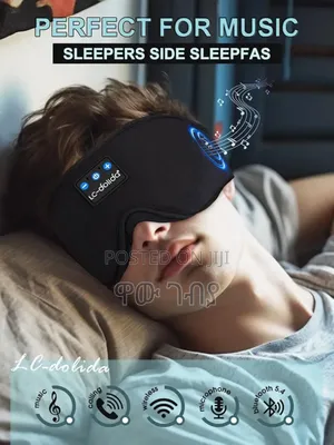 Lc-dolida Bluetooth Sleep Mask With Integrated Headphones