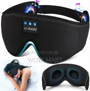 Lc-dolida Bluetooth Sleep Mask With Integrated Headphones