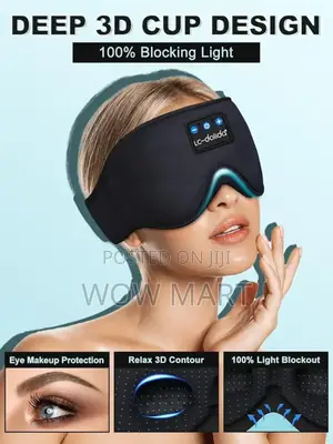 Lc-dolida Bluetooth Sleep Mask With Integrated Headphones