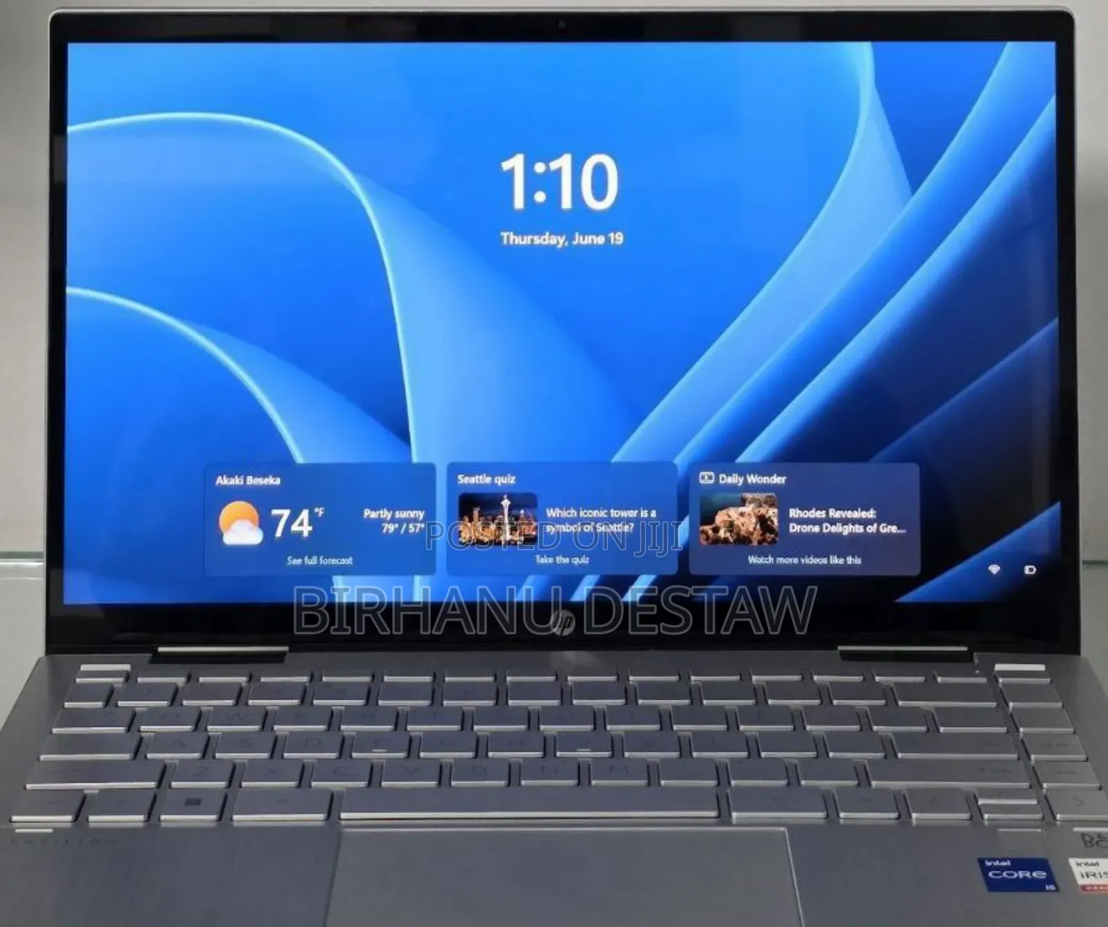 New Laptop HP 8GB Intel Core I5 SSD 512GB