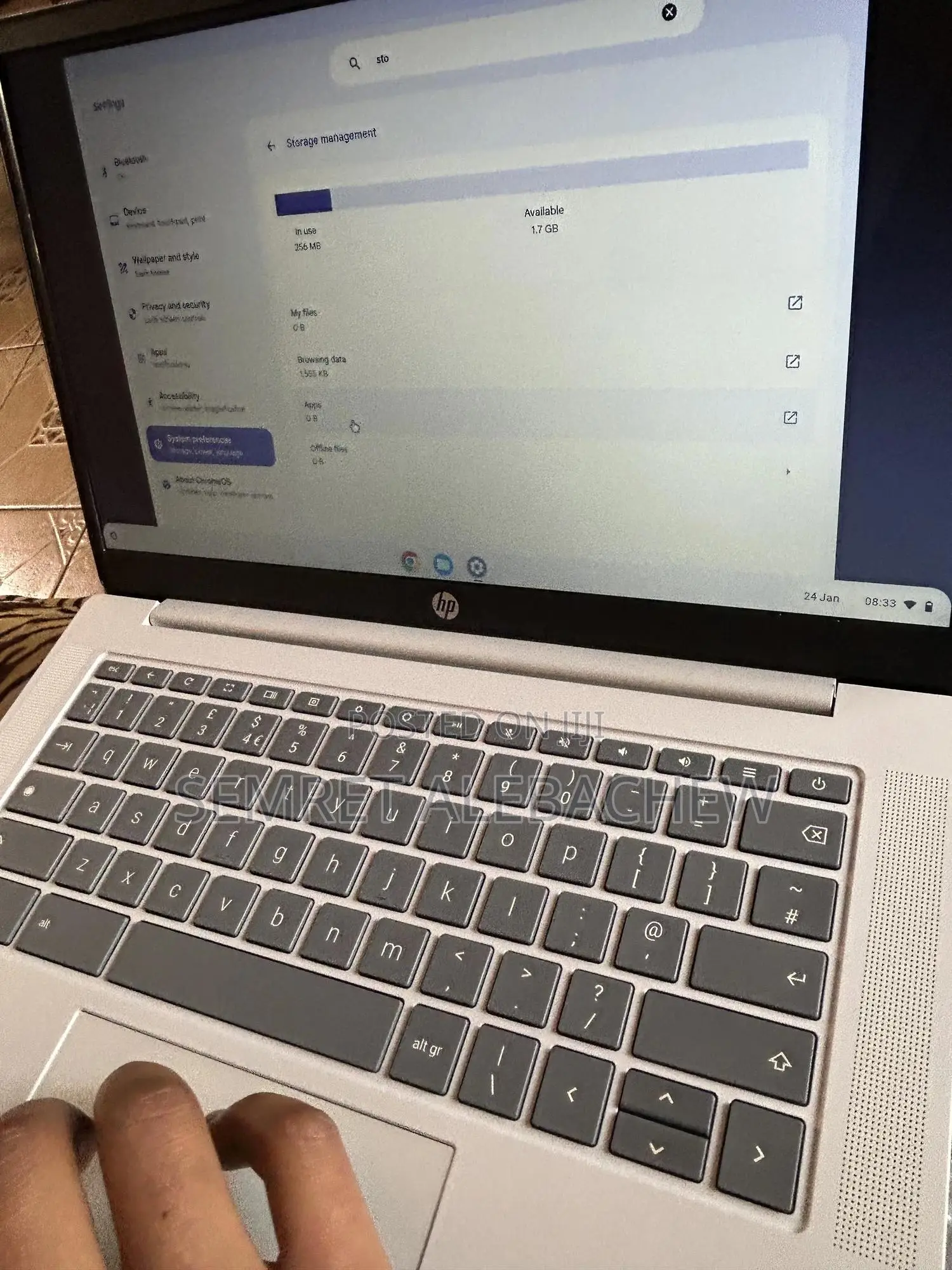 New Laptop HP Chromebook 2GB Intel Core I5 SSHD (Hybrid) 128GB