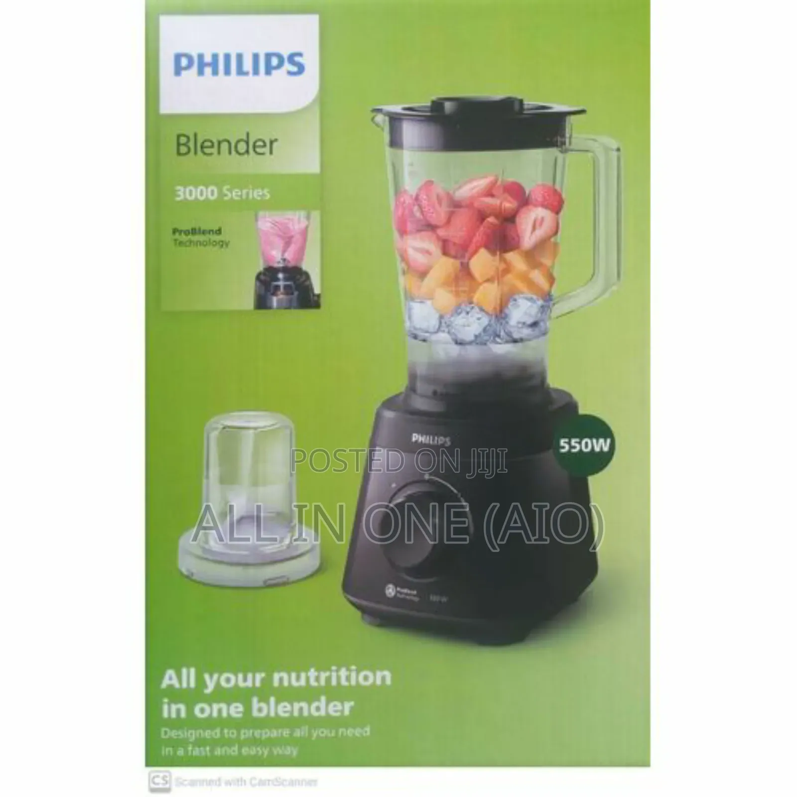 Philips Blender and Coffee Grinder 3000 Series