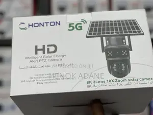 Honton Dual Lens 360 Degrees and Solar Panel Security Camera