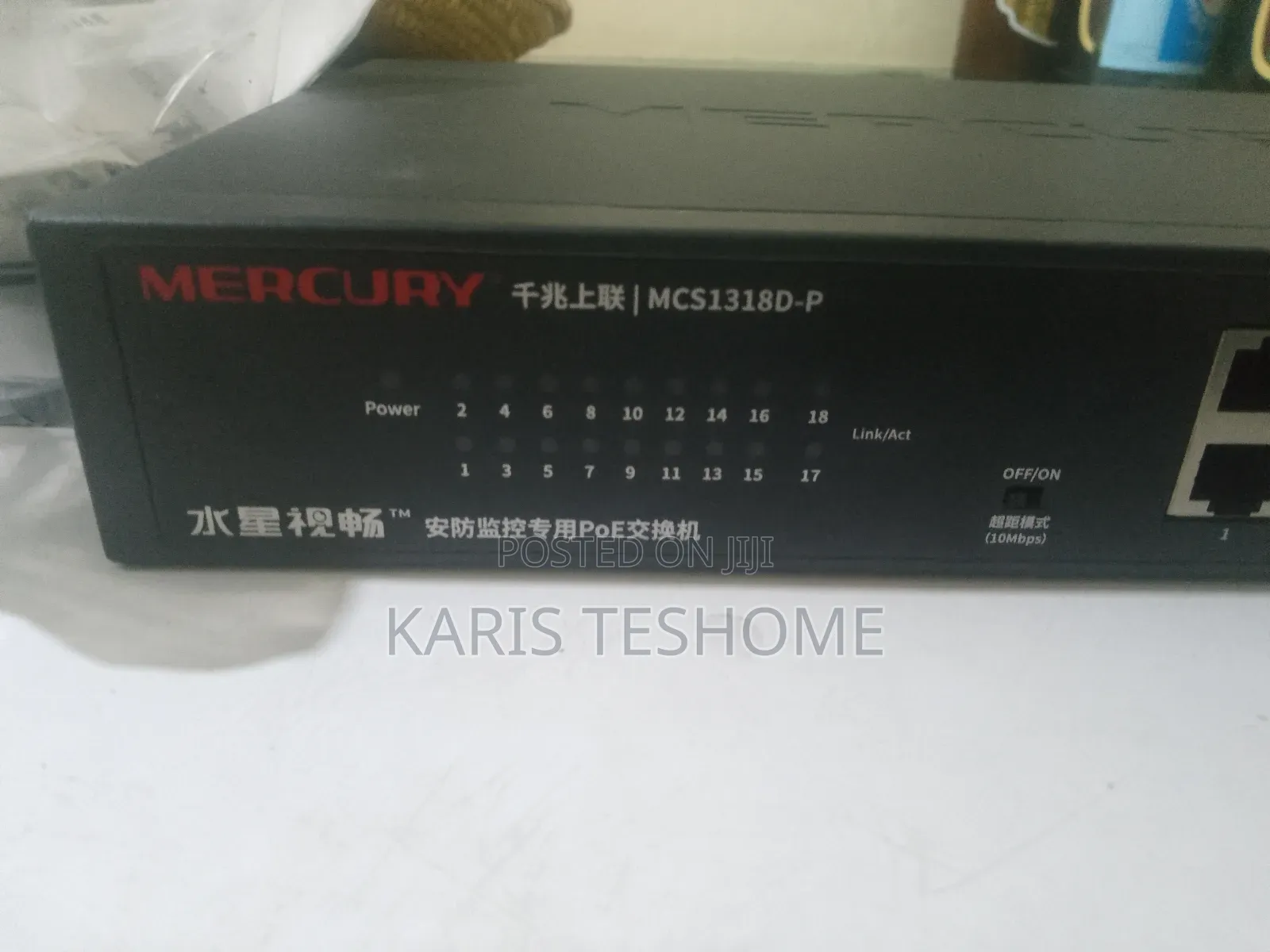 Poe Switch 16 + 2 Ports