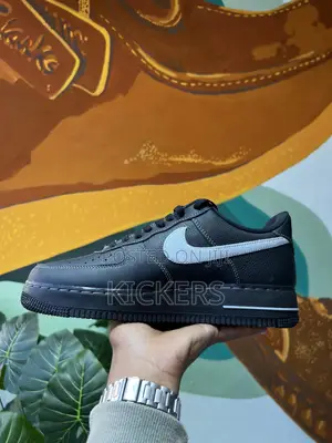 Nike Airforce Custom Black With Grey