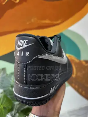 Nike Airforce Custom Black With Grey