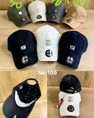 Nike and Adidas Khaki Hats