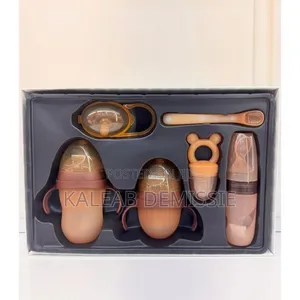 6 Pieces Bpa Free Silicone Baby Bottles or Feeding Sets