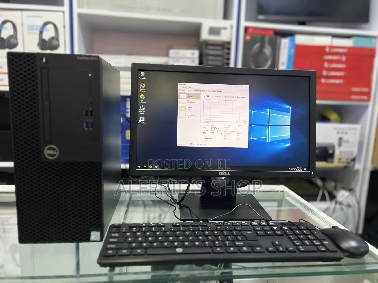 New Desktop Computer Dell OptiPlex 3060 4GB Intel Core i5 HDD 500GB