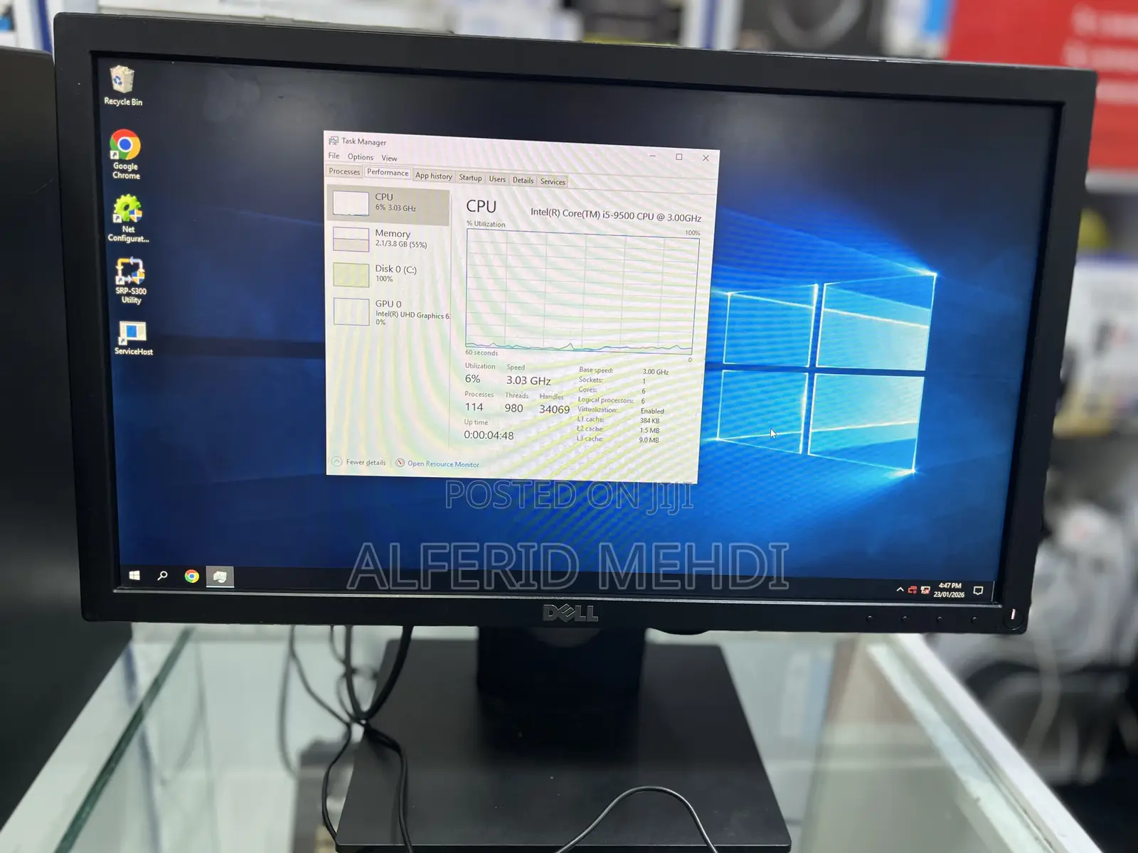 New Desktop Computer Dell OptiPlex 3060 4GB Intel Core I5 HDD 500GB