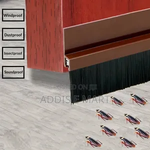 Door Bottom Strip Sealer With Brush