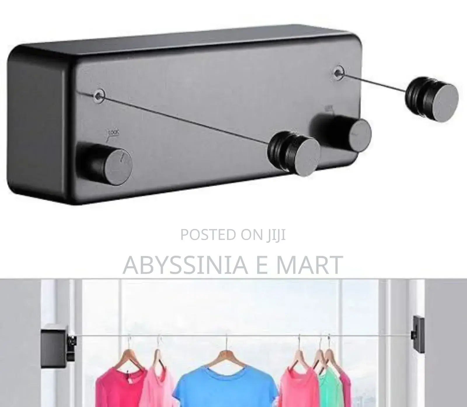 Retractable Double Clothline