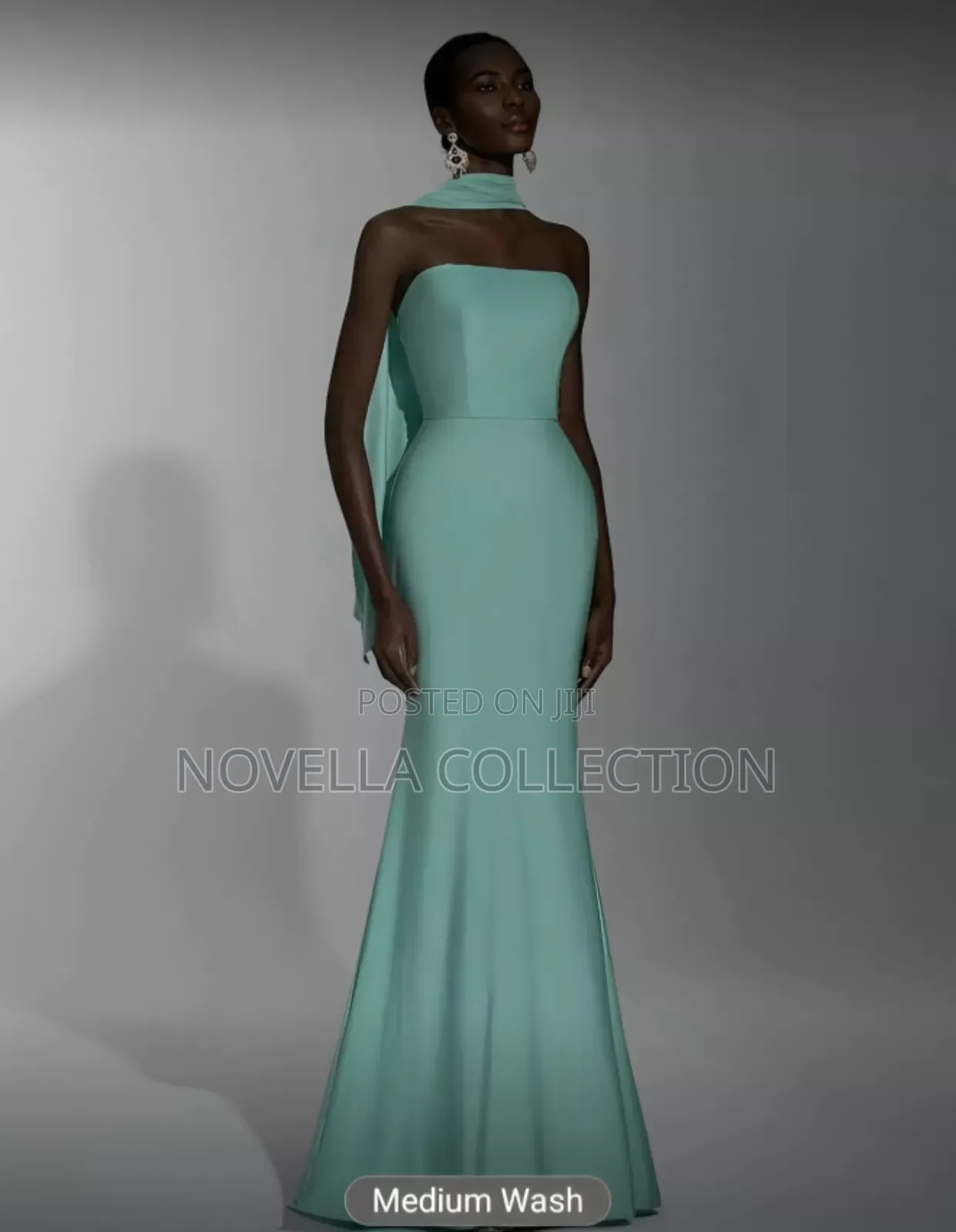 Elegant Glittery Strapless Mermaid Dress for Wedding, Ball, Bridesmaid