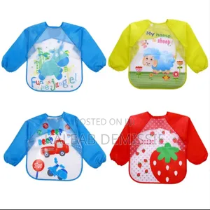 Waterproof Washable Long-Sleeve Baby Bibs