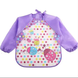 Waterproof Washable Long-Sleeve Baby Bibs