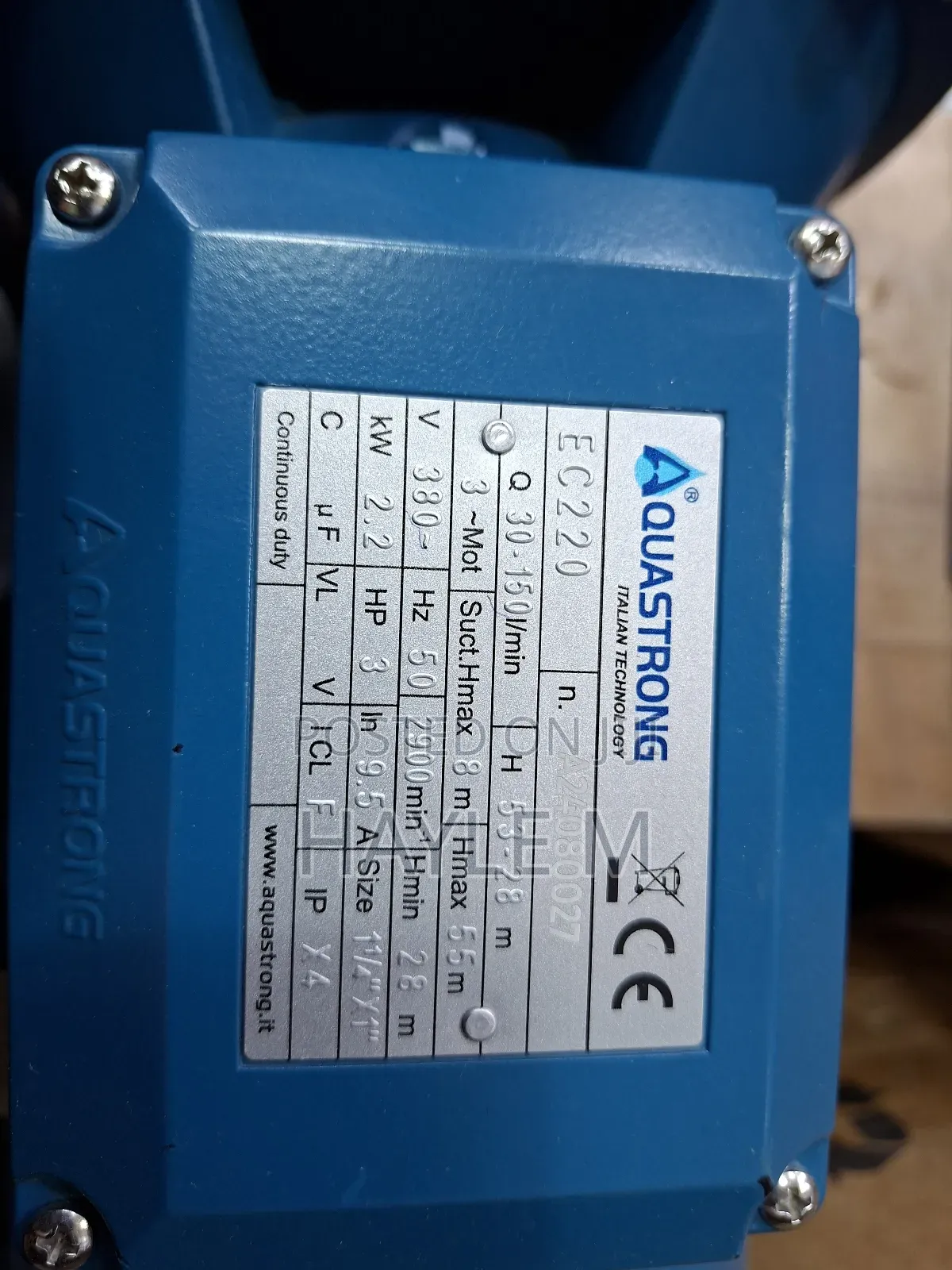 Aquastrong Water Pump