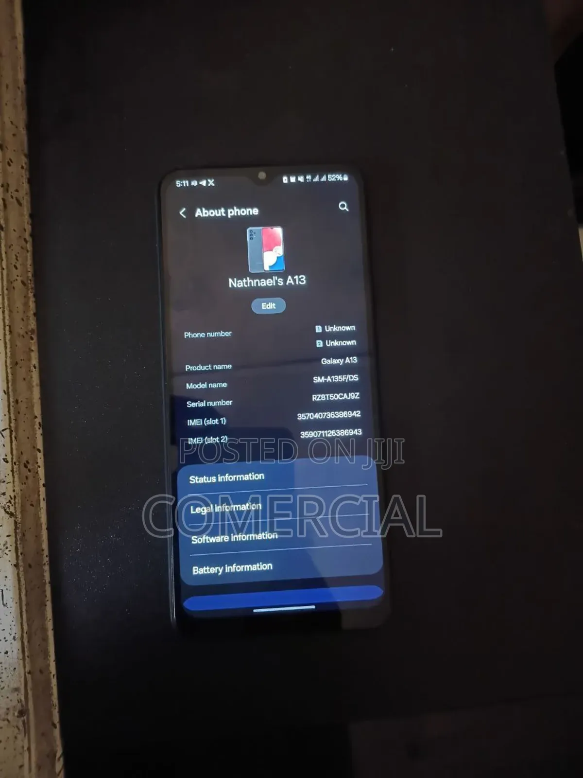 Samsung Galaxy A13 64 GB Black