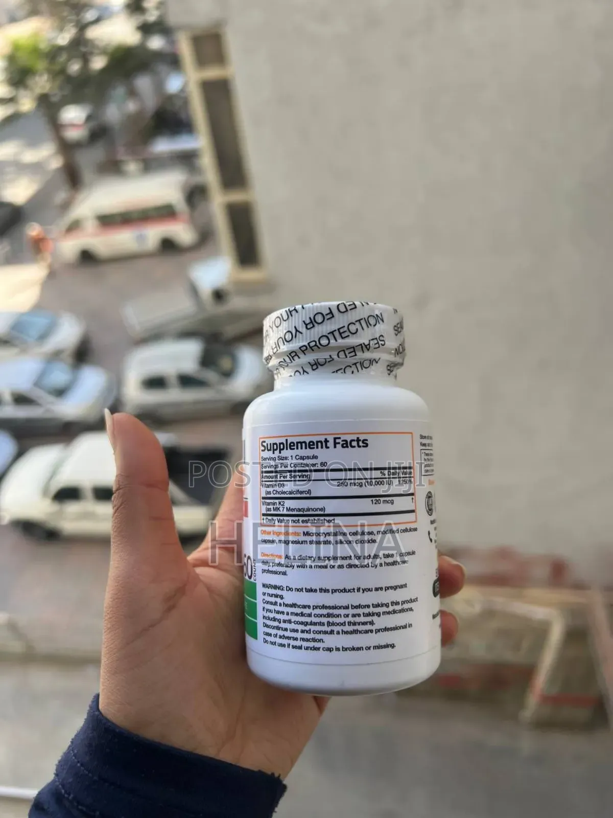 Gluten-Free Vitamin + D3 Supplement 60 Capsules Original From Usa