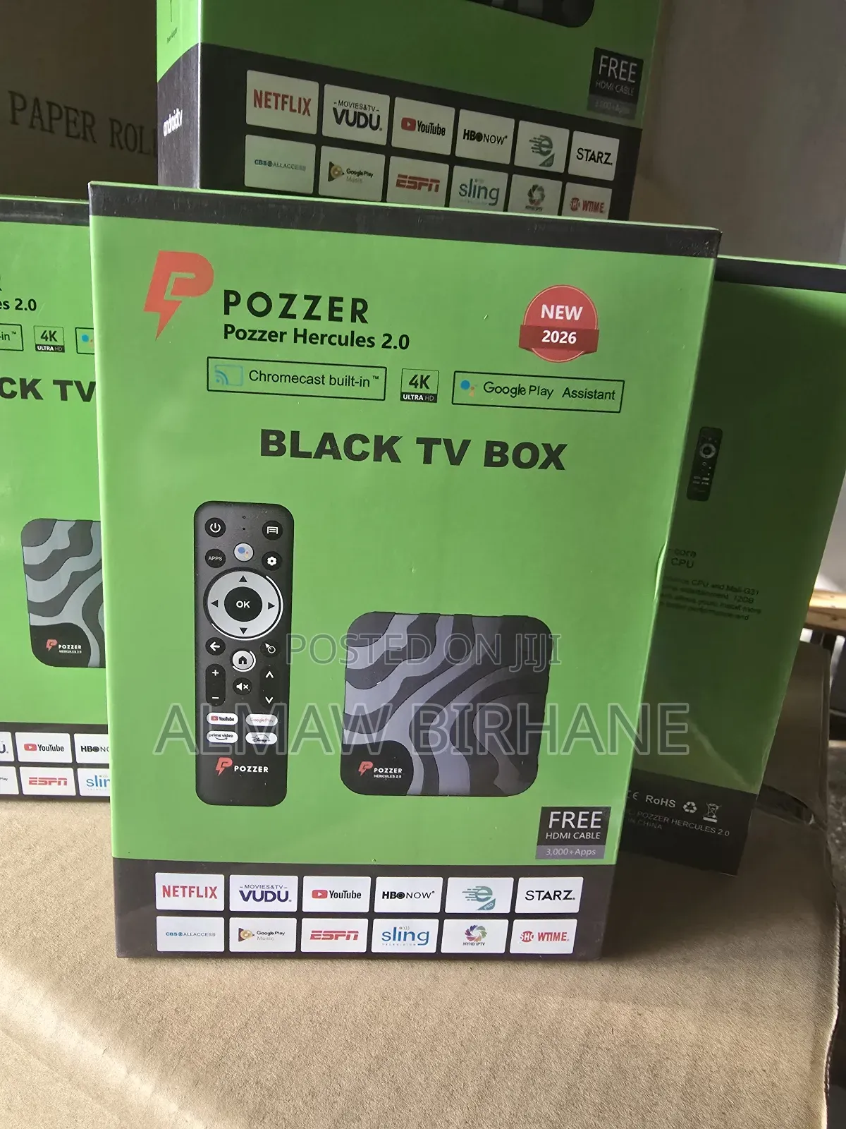 Pozzer Tv Box 2026 New 12gb Ram/256gb Storage