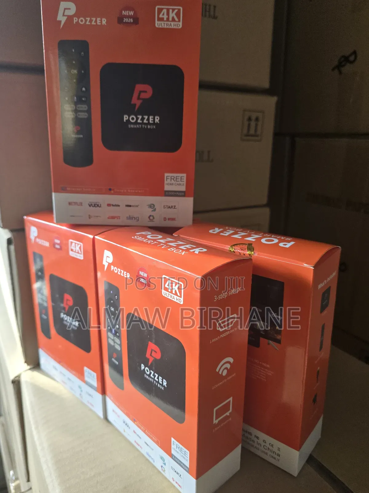 Pozzer Tv Box 2026 New 12gb Ram/256gb Storage