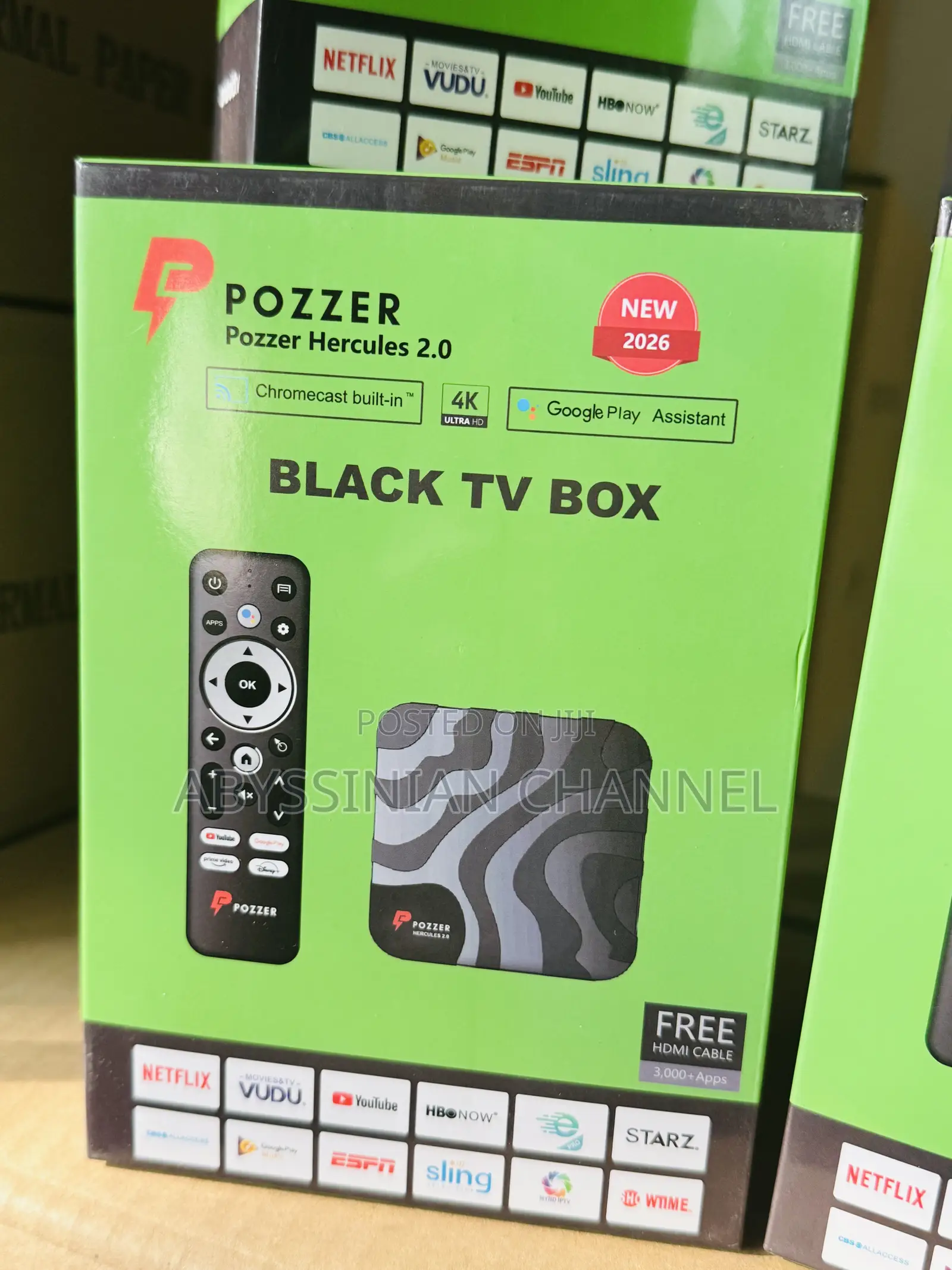 Pozzer Tv Box 2026 New 12gb Ram/256gb Storage