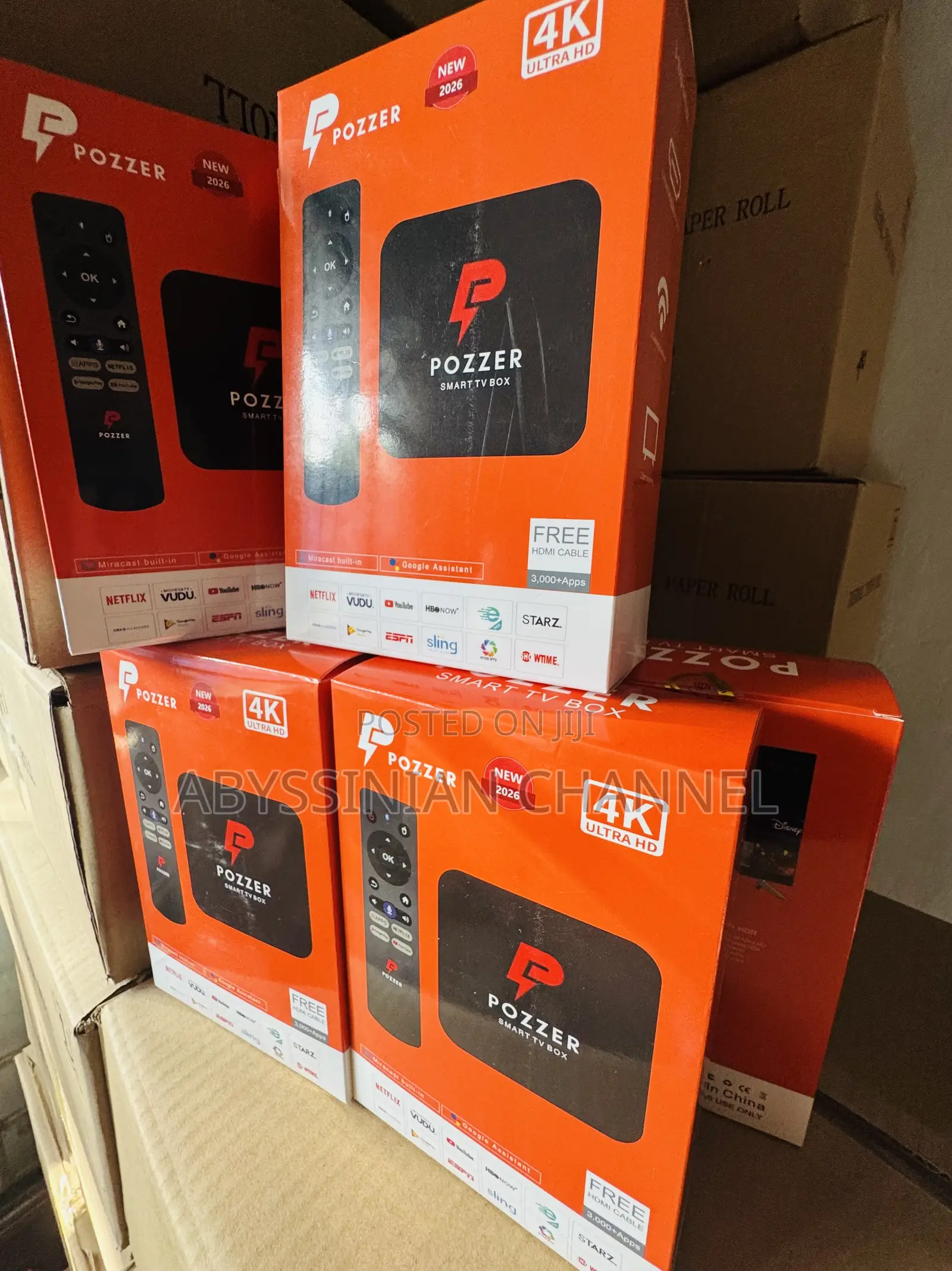 Pozzer Tv Box 2026 New 12gb Ram/256gb Storage