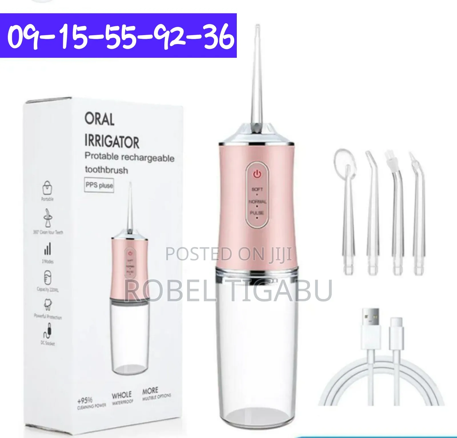 4-in-1 Rechargeable Portable Water Flosser