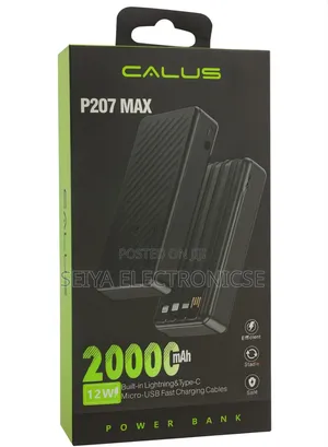Calus Power Bank 20,000mah Fast-Charging $ Power Bank 20,000mah