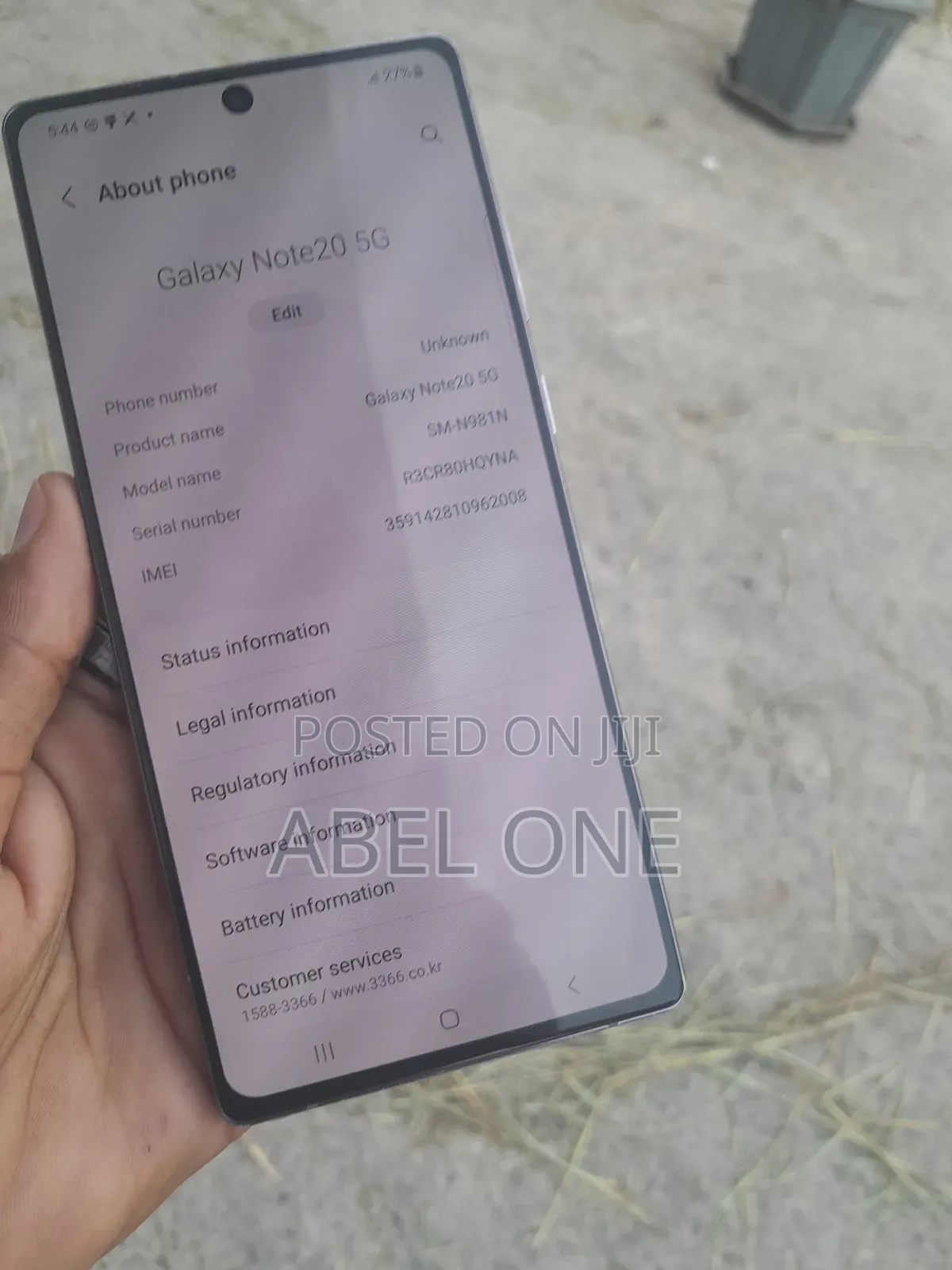 New Samsung Galaxy Note 20 5G 256 GB