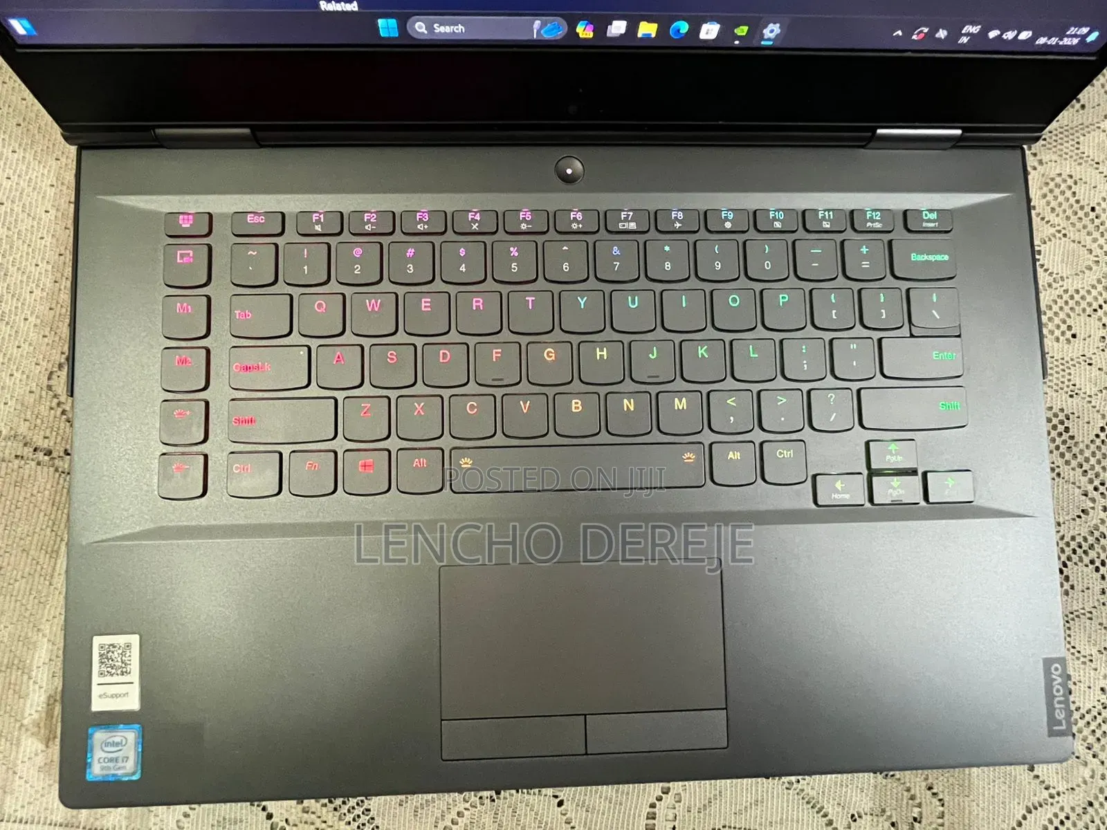 New Laptop Lenovo Legion Y740 16GB Intel Core I7 SSD 1T