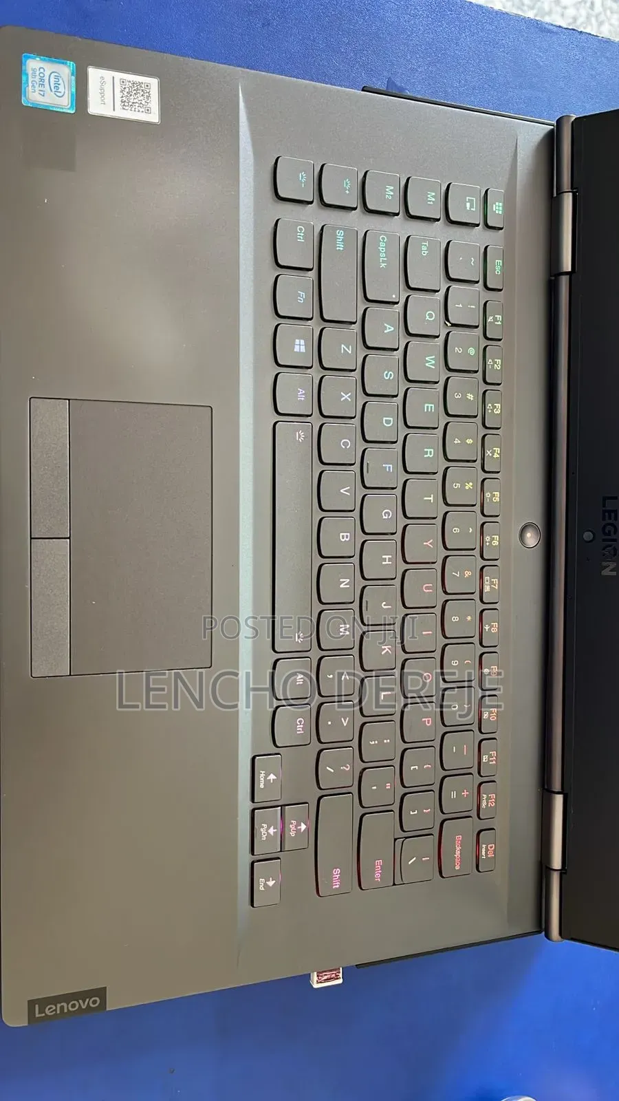 New Laptop Lenovo Legion Y740 16GB Intel Core I7 SSD 1T