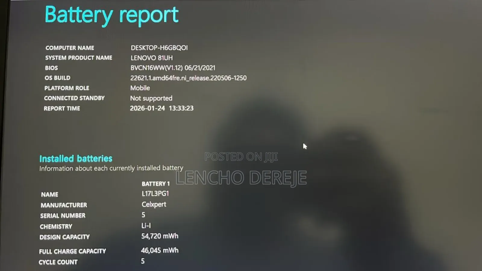 New Laptop Lenovo Legion Y740 16GB Intel Core I7 SSD 1T