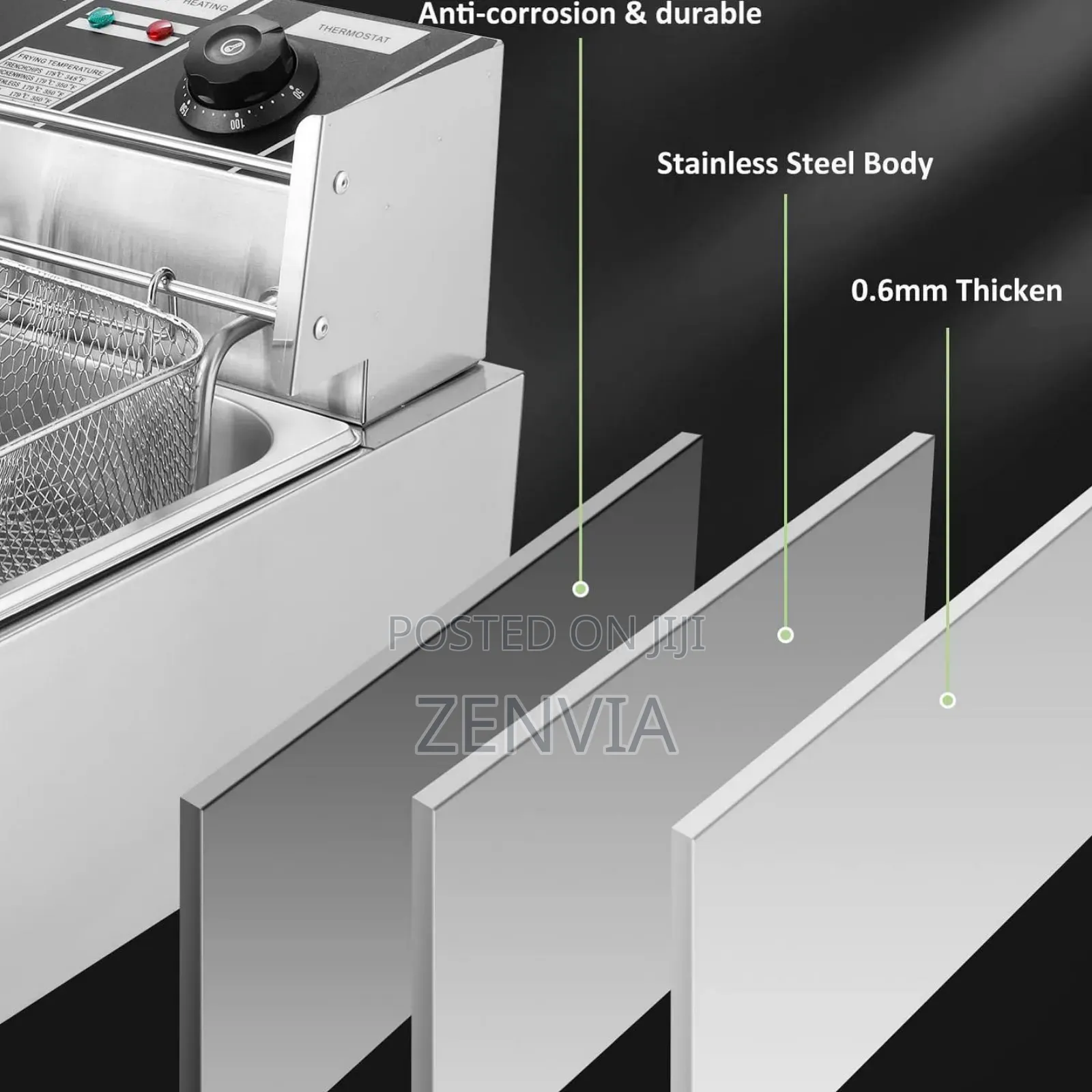 Nima Double Deep Fryer /🔴Free Delivery