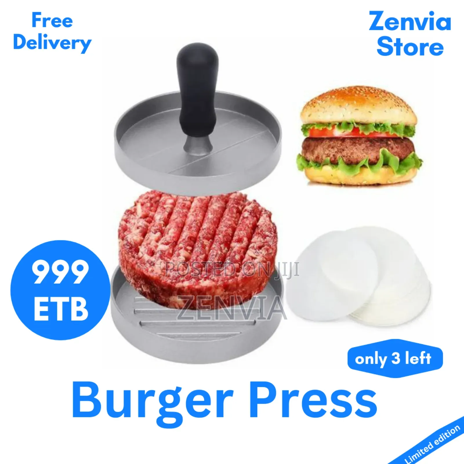 Burger Press /🔴Free Delivery/