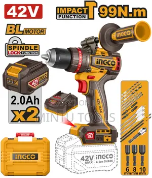 Ingco Brushless 42v 99nm Drill