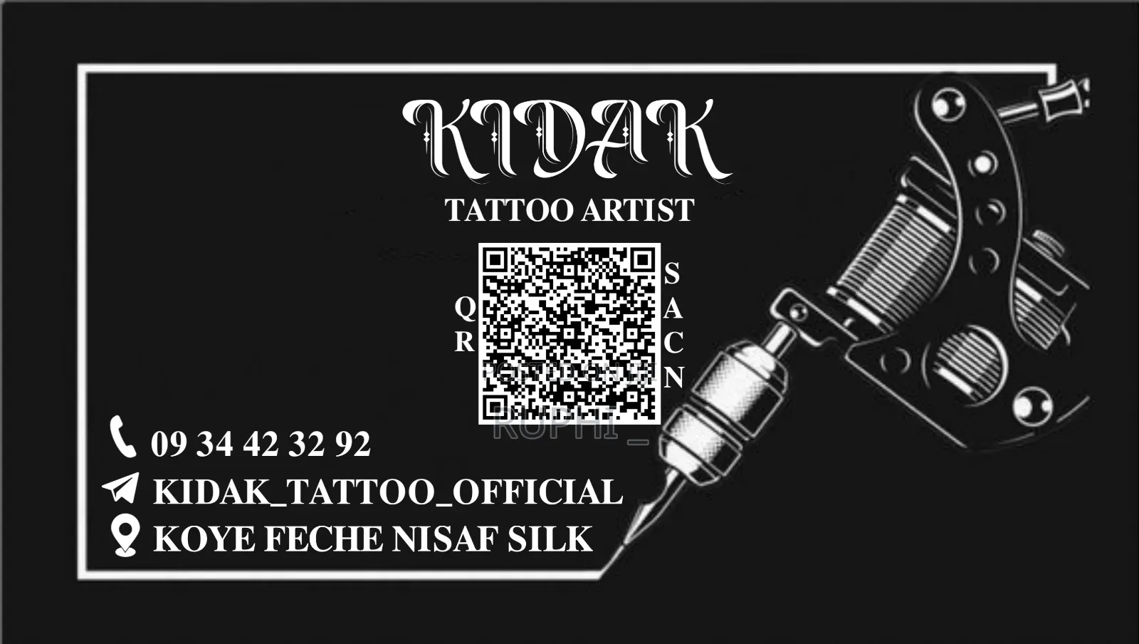 Business Card & Qr Code Design