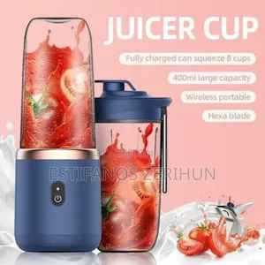 Mini Rechargeable Juicer With Extra Cup
