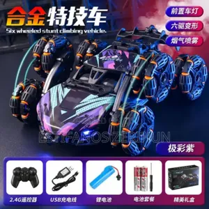 Alloy Spray Music Lighting Rc Stunt Car (360° Drift)